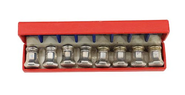 (8) Cartier Sterling Silver Salt and Pepper Shakers - 1.765 ozt.
