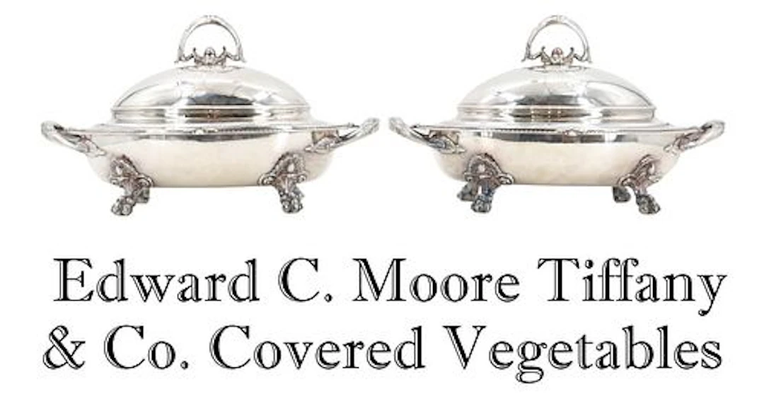 Rare Fantastic Pair of Edward C. Moore Tiffany & Co. Covered Vegetables