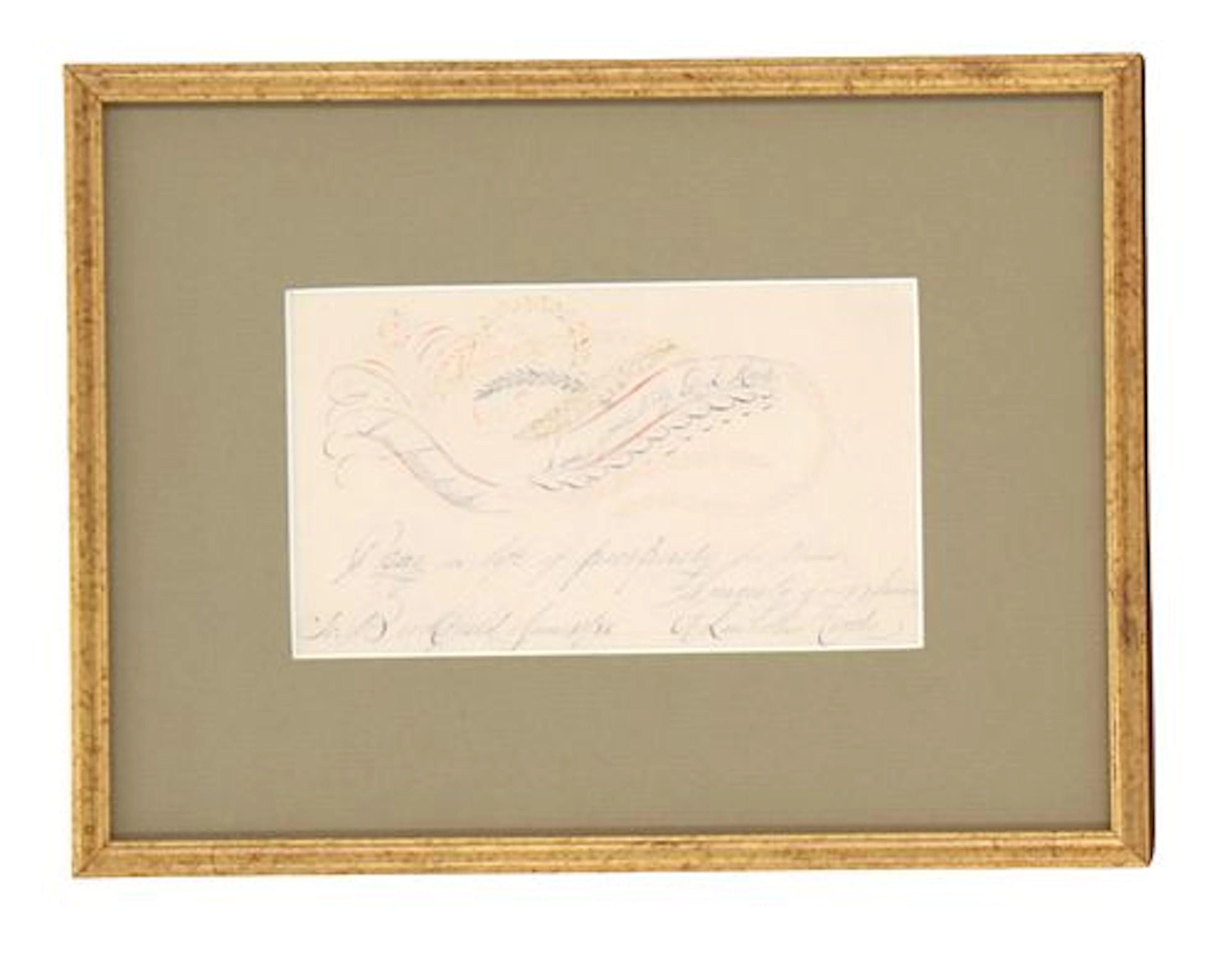 19th Century American Spencerian Penmanship Calligraphic Art