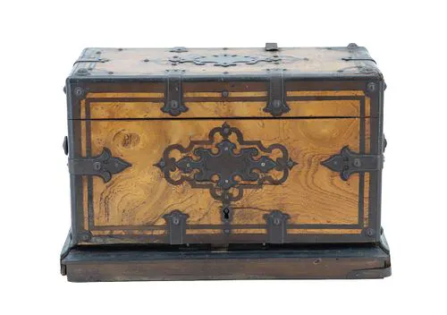 Antique "Treasure Chest" Liquor Cabinet