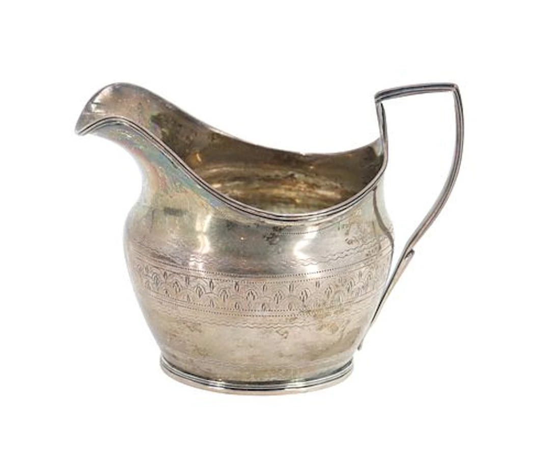 Georgian Period English Sterling Silver Creamer - 3.205 ozt.