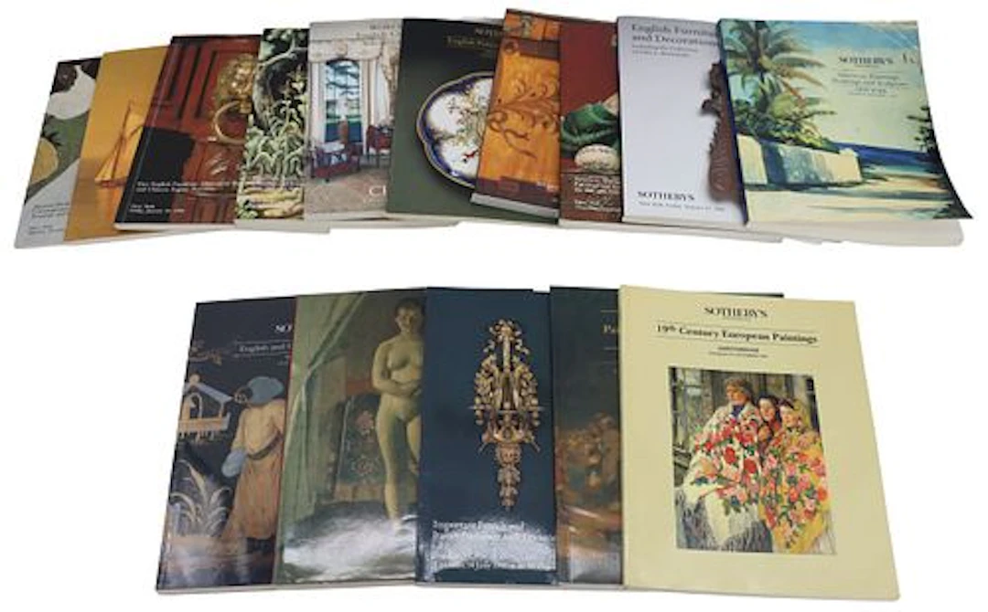 (15) Vintage Sotheby's Auction Catalogues