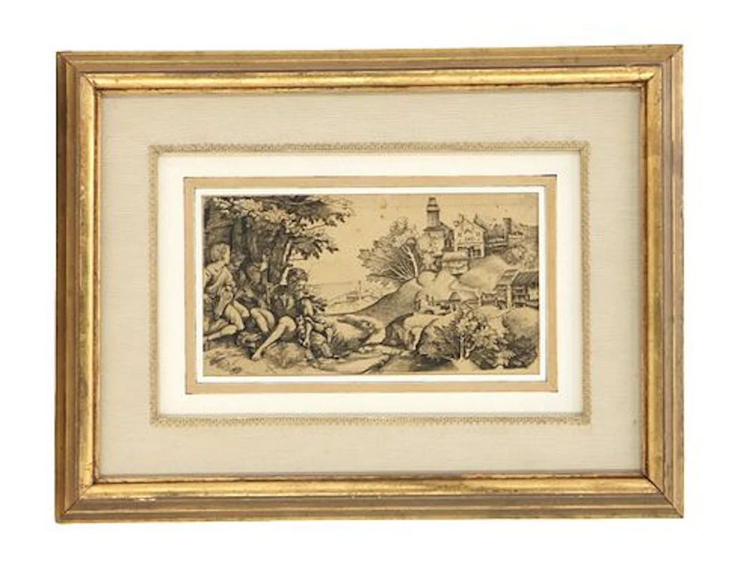 Giulio & Domenico Campagnola (15th/16gh Century) Italian, Engraving