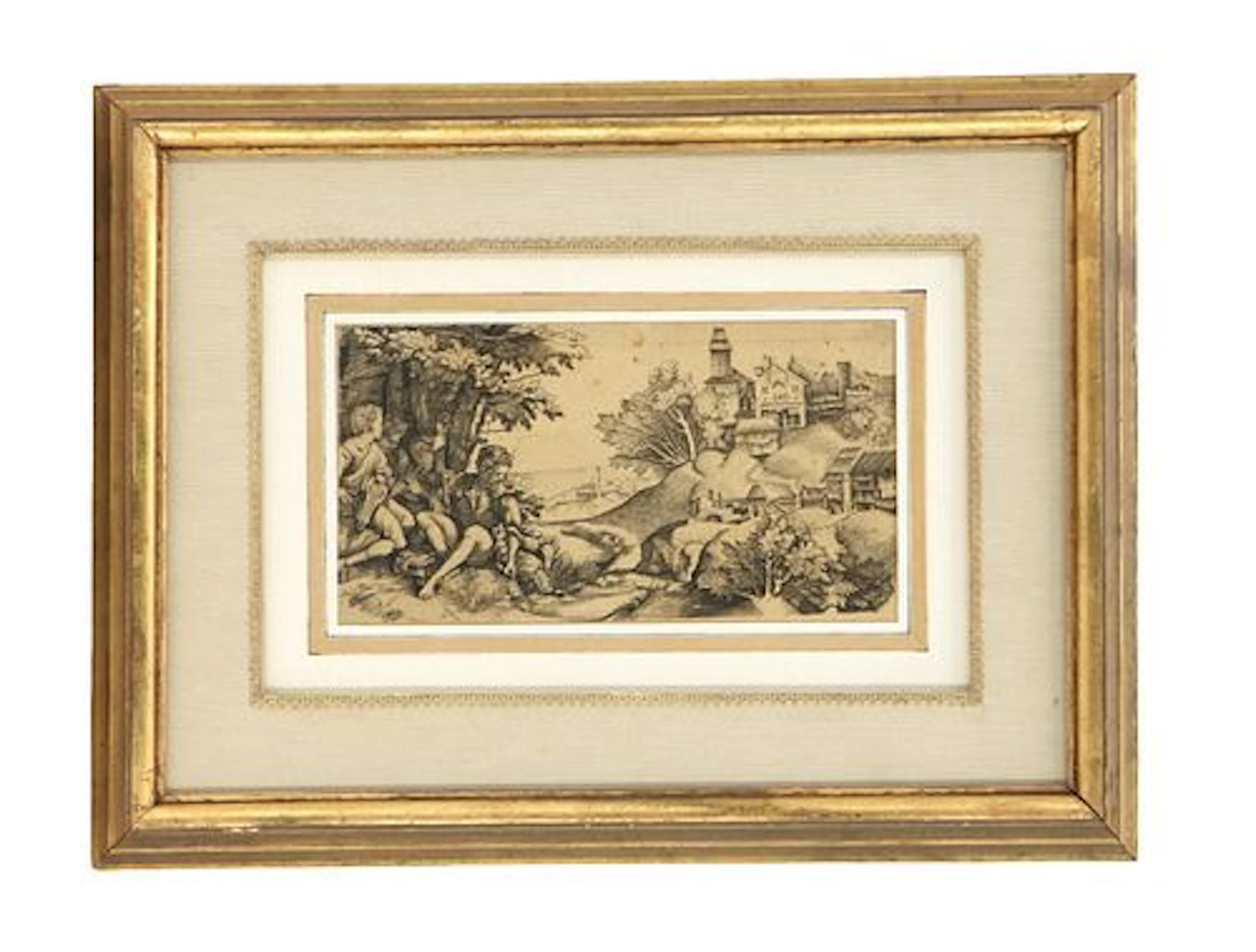 Giulio & Domenico Campagnola (15th/16gh Century) Italian, Engraving