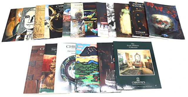 (19) Vintage Sotheby's and Christie's Art Auction Catalogues