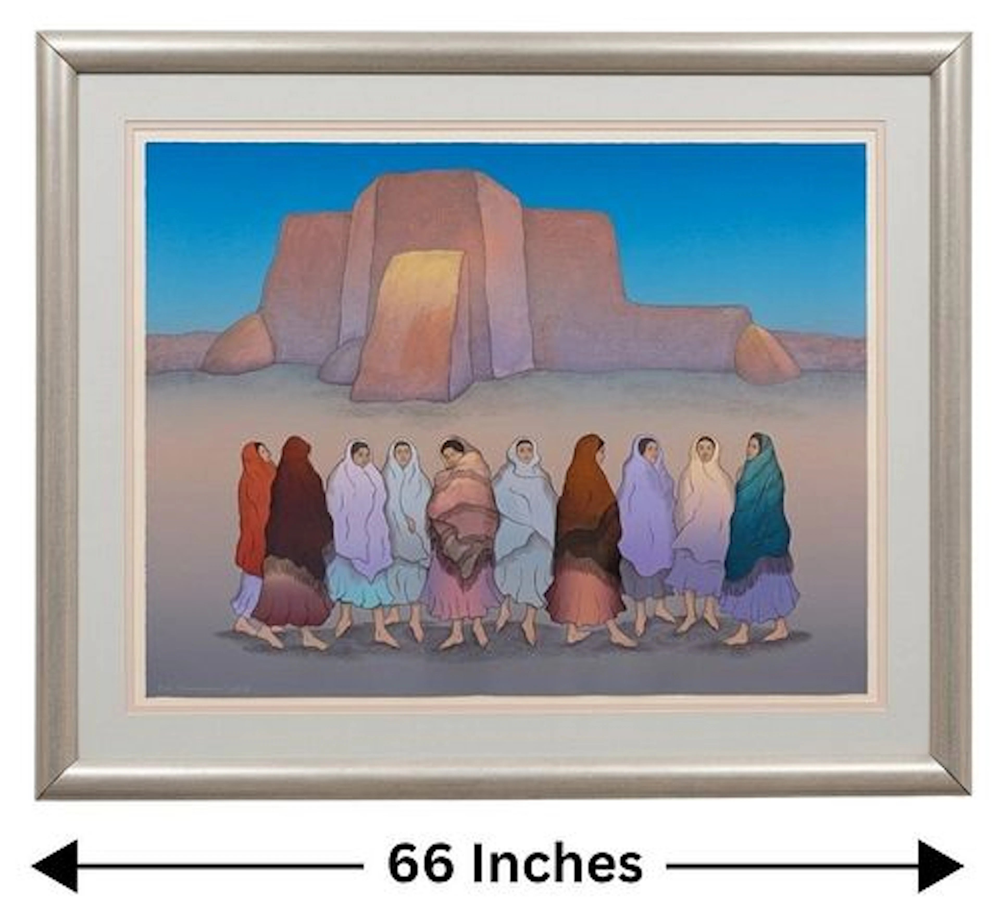 R.C. Gorman (1931-2005) Navajo, Monumental Signed Lithograph