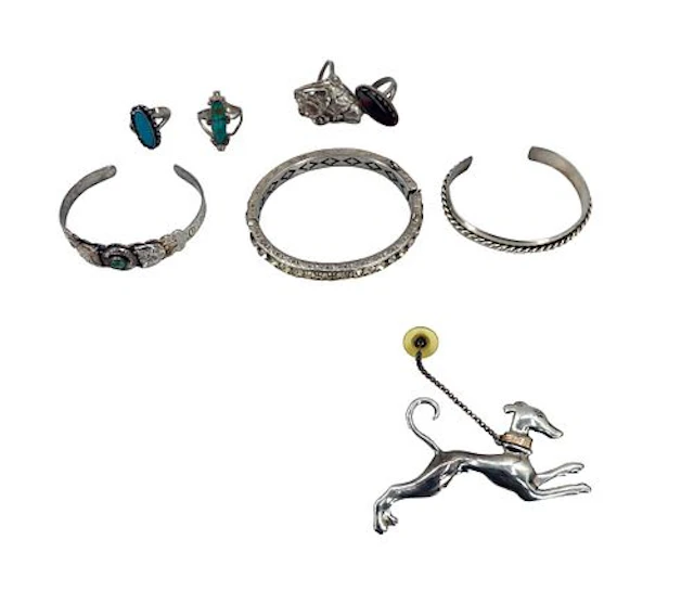 Sterling Silver Jewelry Collection - Gross 2.995 ozt.
