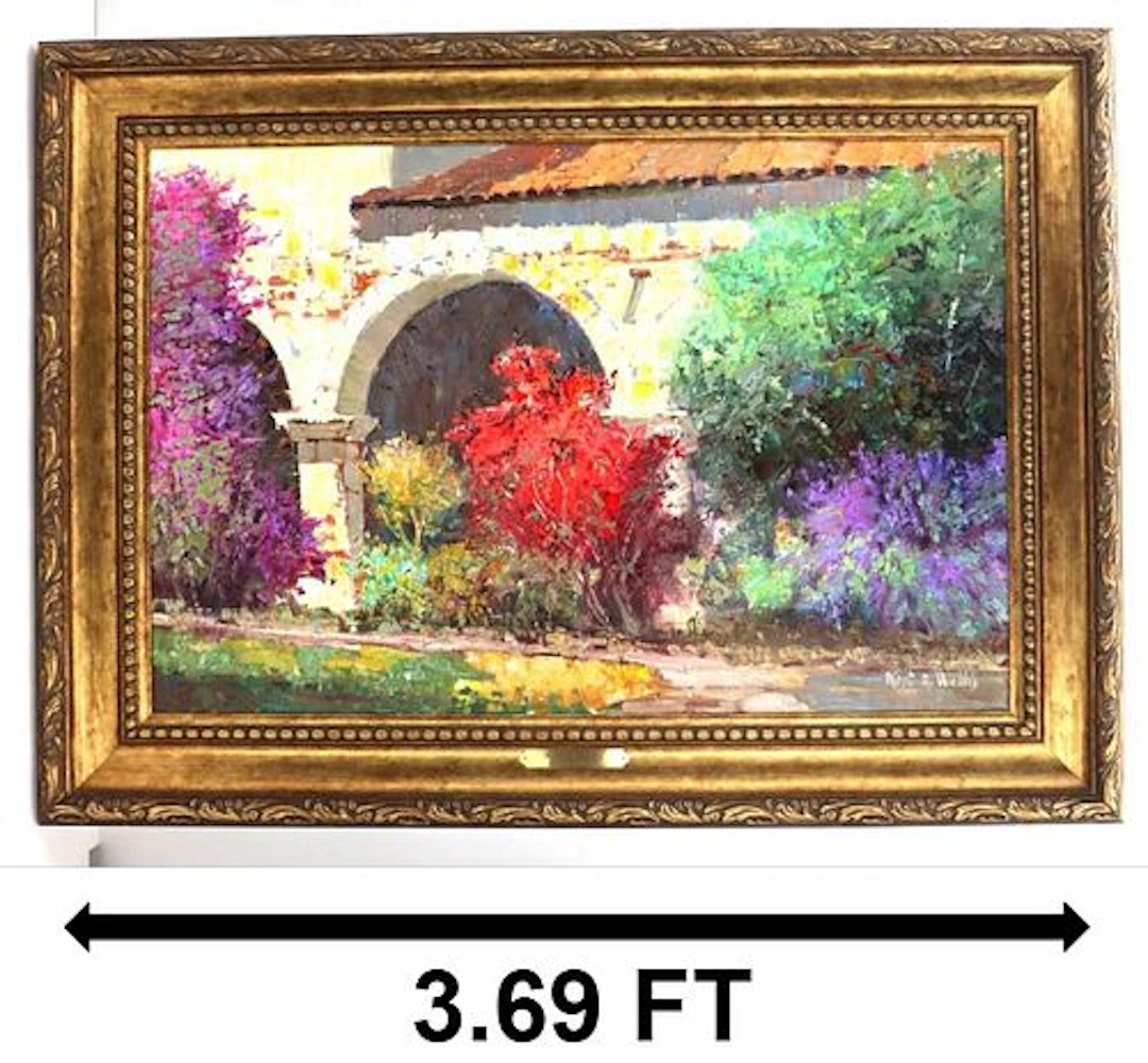 Kent R. Wallis (Born 1945) American, Oil on Canvas "Kingly Arches"