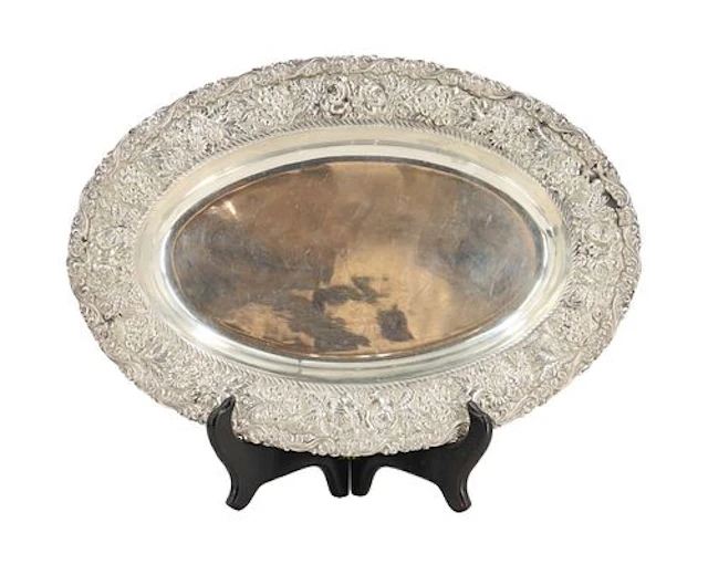 American Jacobi & Jenkings Sterling Silver Platter - 16.940 ozt.