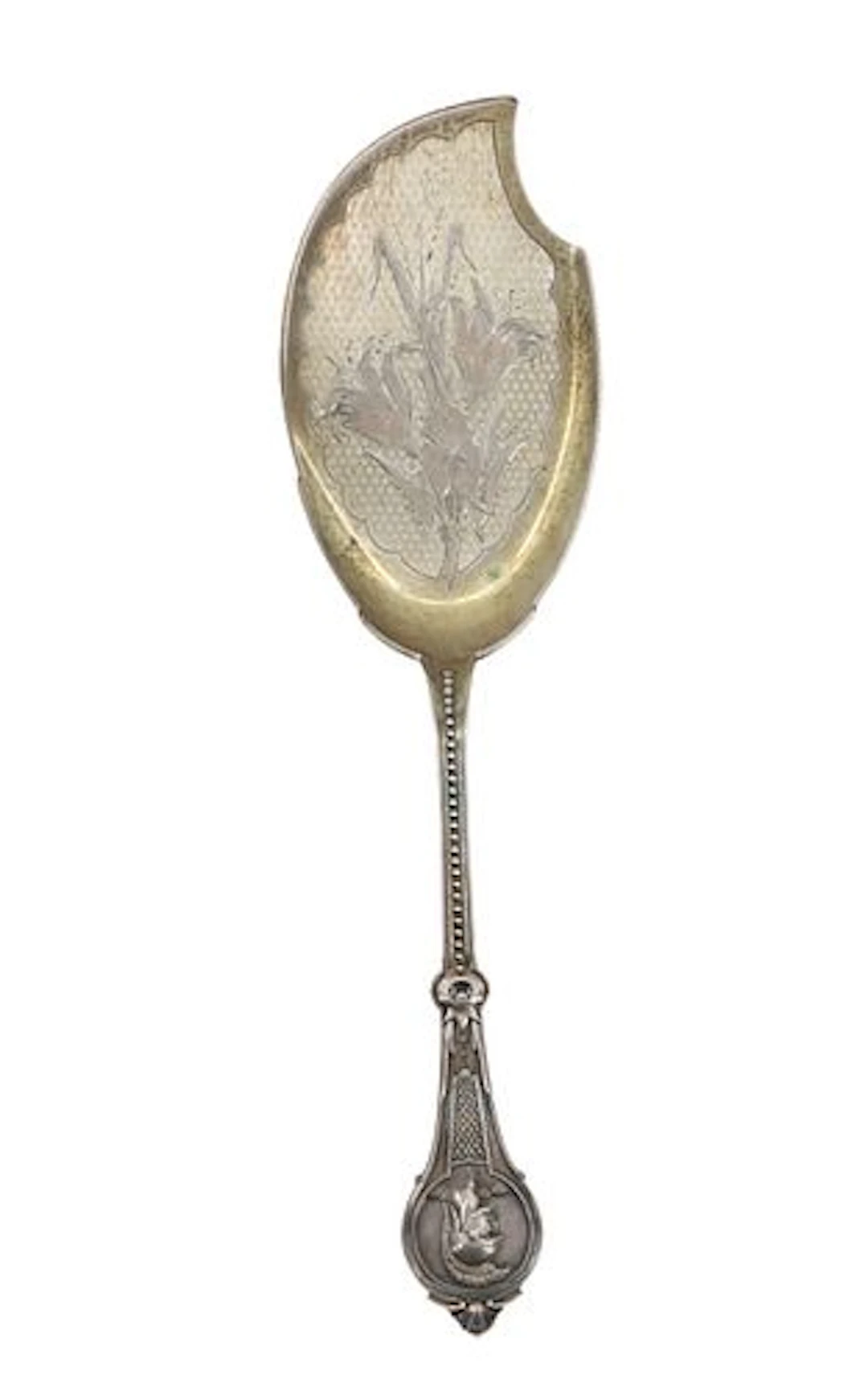 Aesthetic Period Sterling Silver Ice Cream Server Knife - 3.015 ozt.