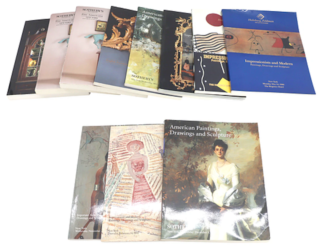 (11) Vintage Sotheby's and Fielding's Art Auction Catalogues