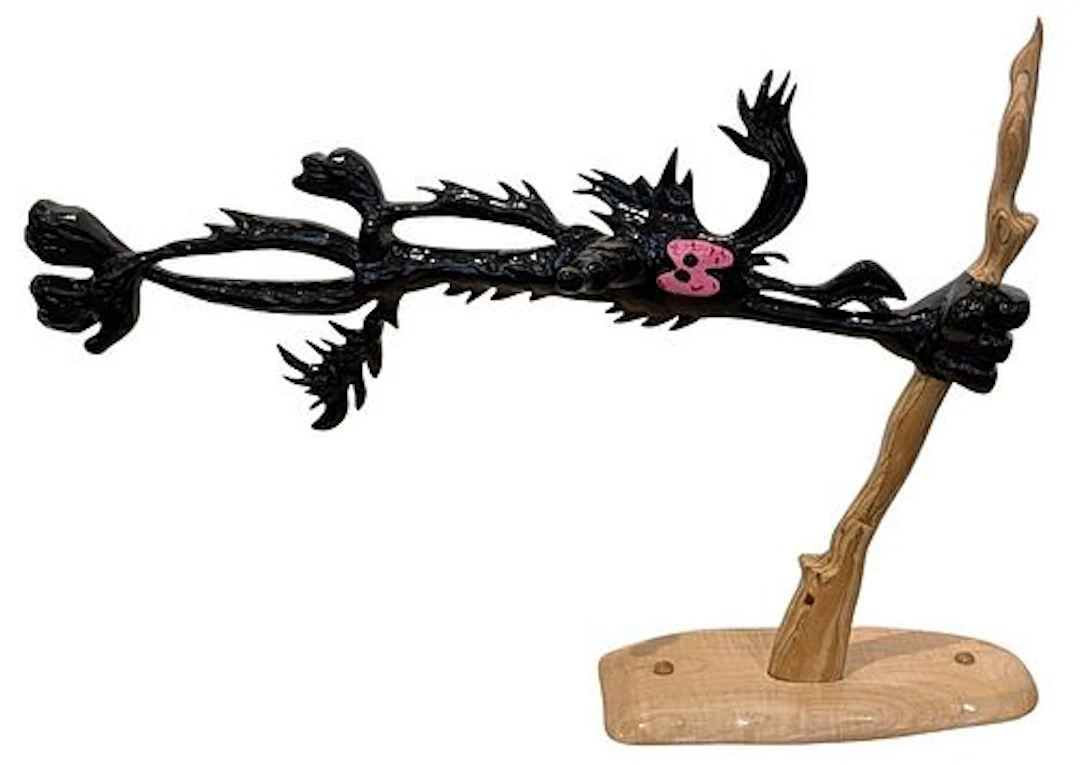John Marshall (21st Century) American, Hand Carved Wooden Cartoon