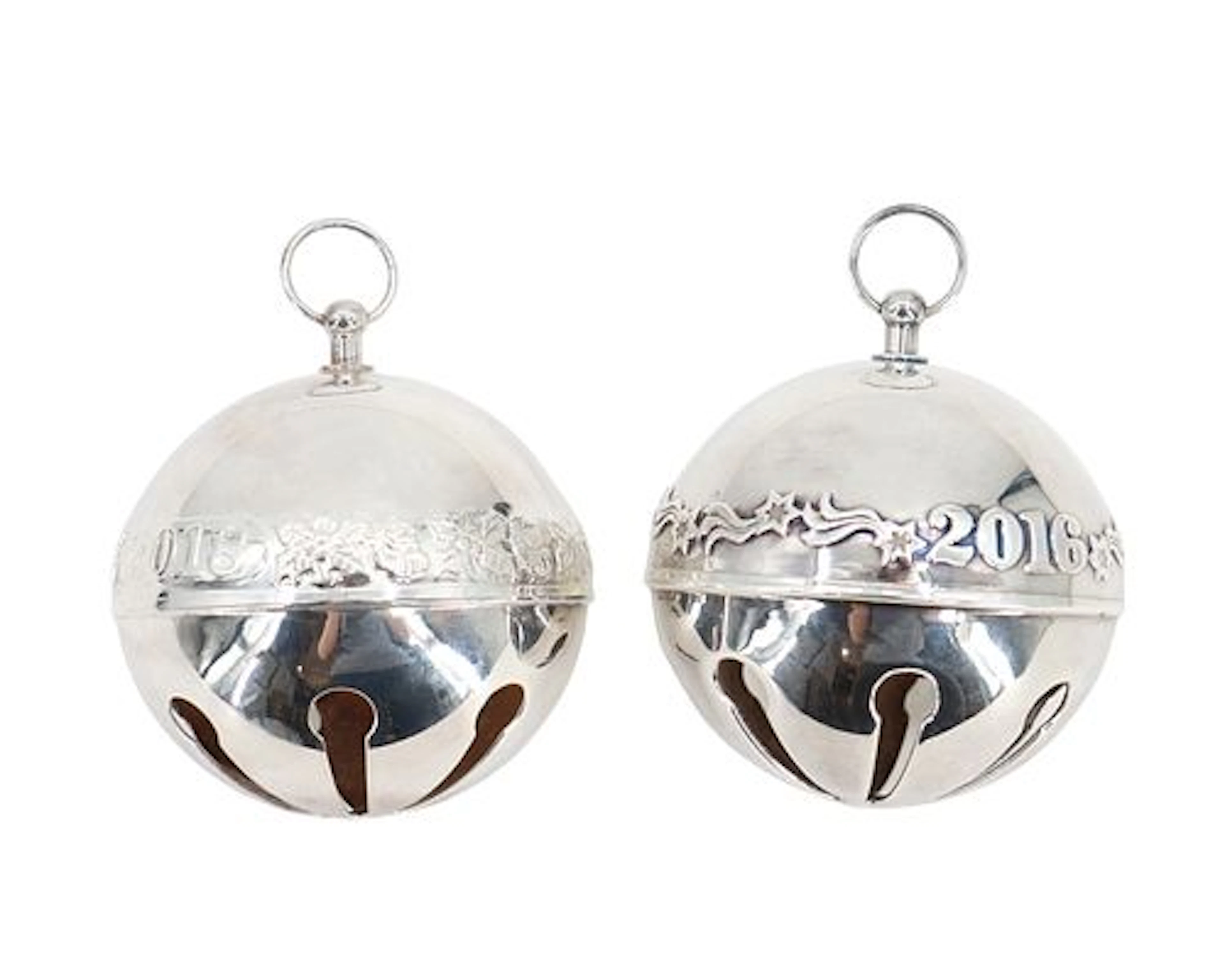 Wallace Silver-Plated Annual Sleigh Bell Ornaments