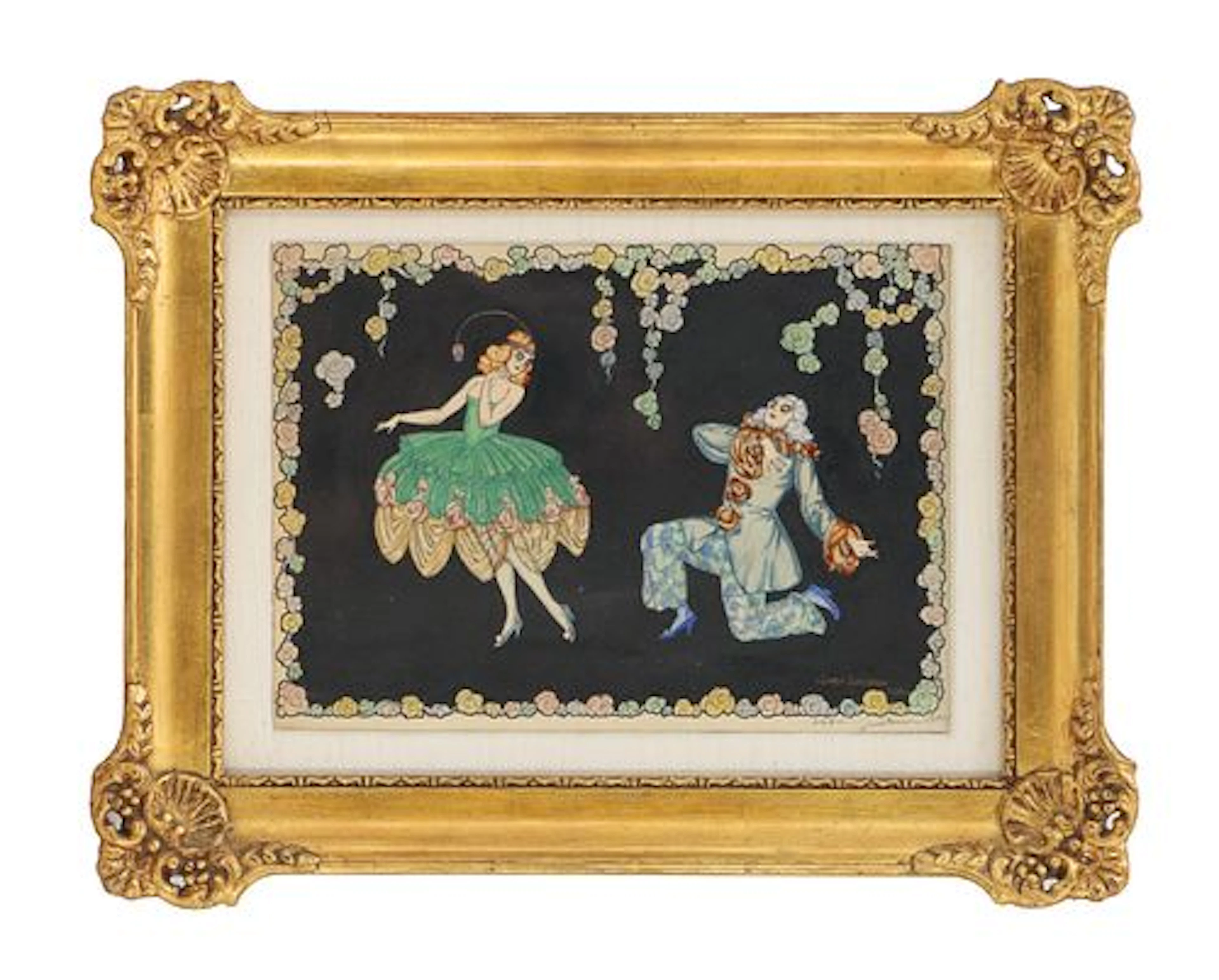 Zoltan Gara (1901-1969) Hungarian, Signed Theatrical Design Lithograph