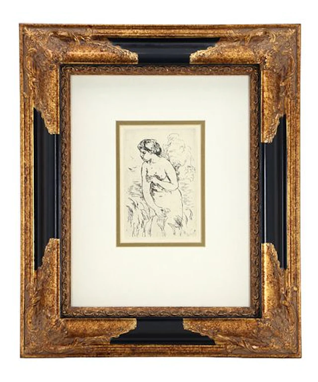 Pierre-Auguste Renoir (1841-1919) French, Figural Etching "Baigneuse