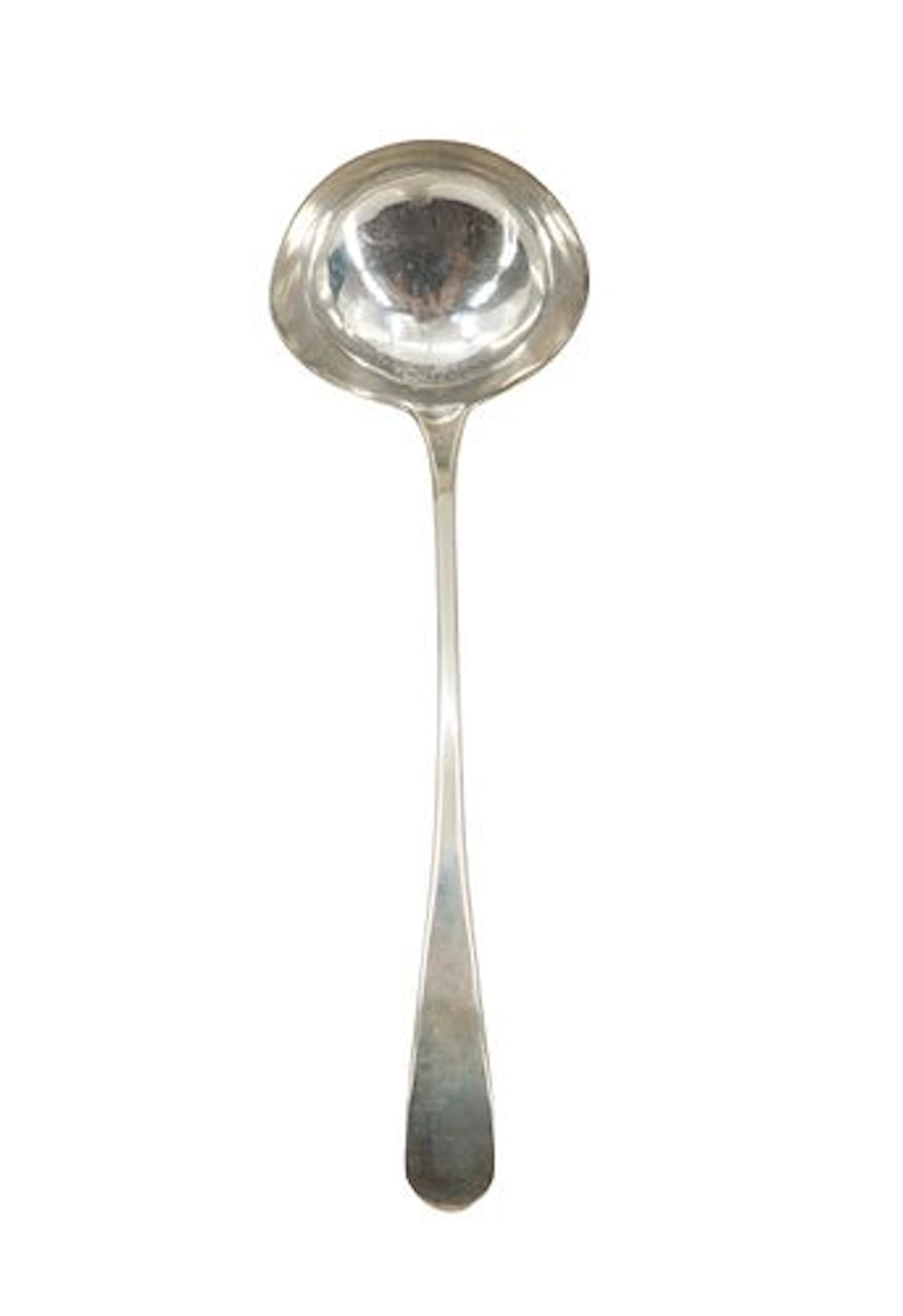 Antique Irish Sterling Silver Soup Ladle - 7.410 ozt.