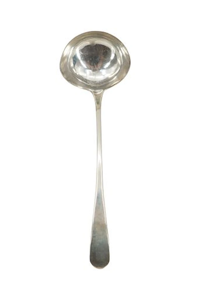 Antique Irish Sterling Silver Soup Ladle - 7.410 ozt.
