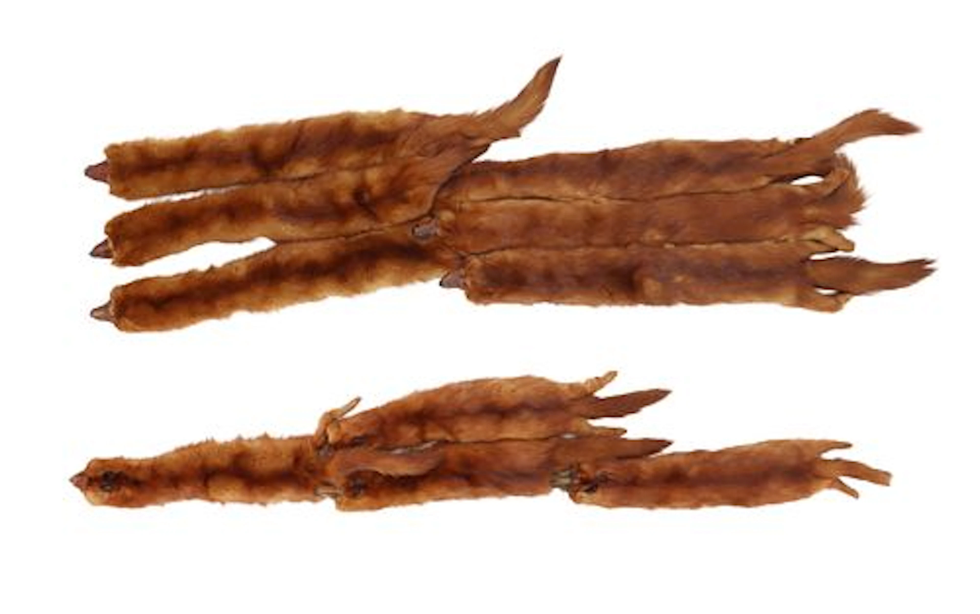 (2) Vintage Full Body Mink Fur Stoles
