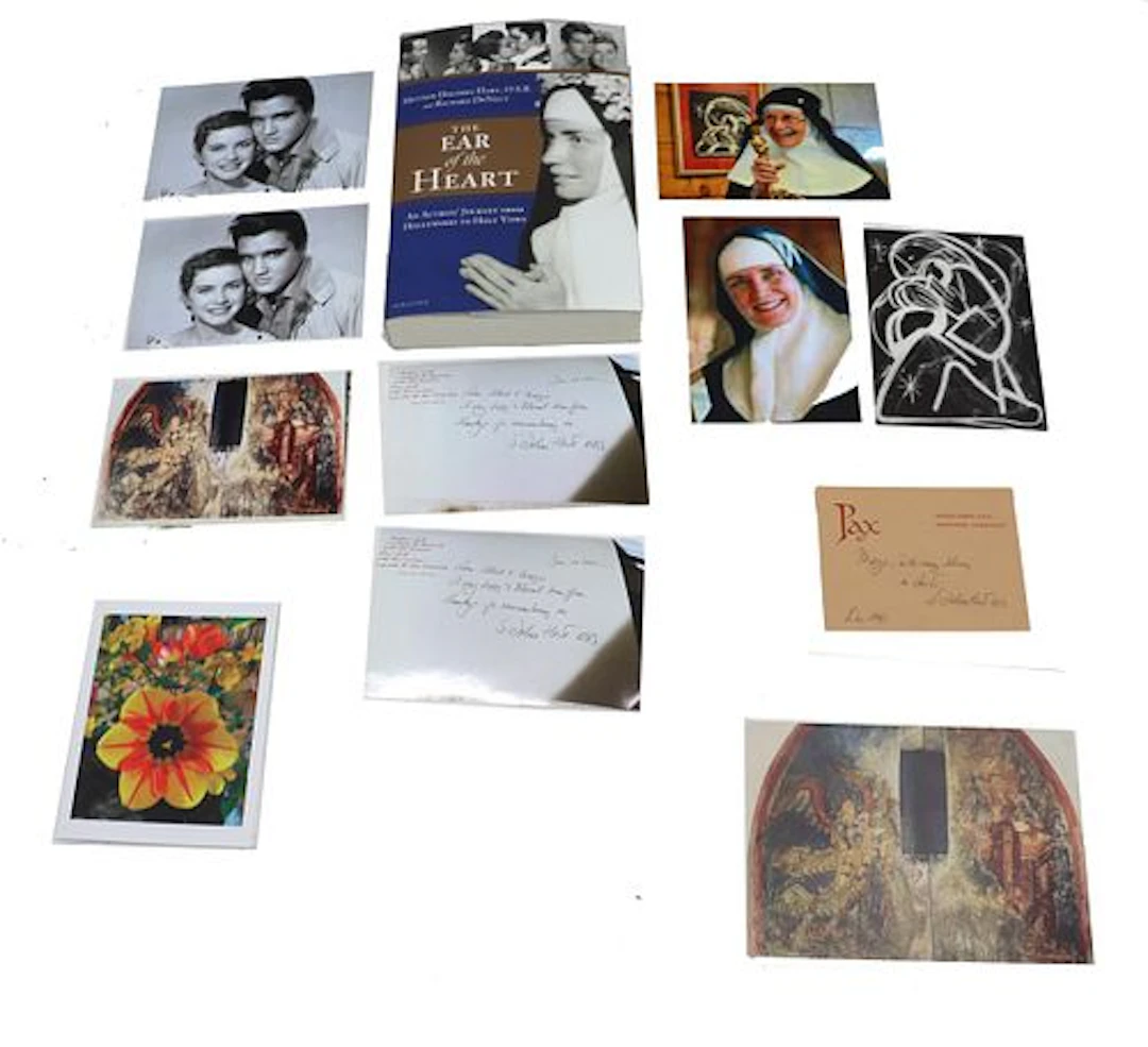 (12) Pieces Elvis and Mother Dolores Hart Book THE EAR TO THE HEART