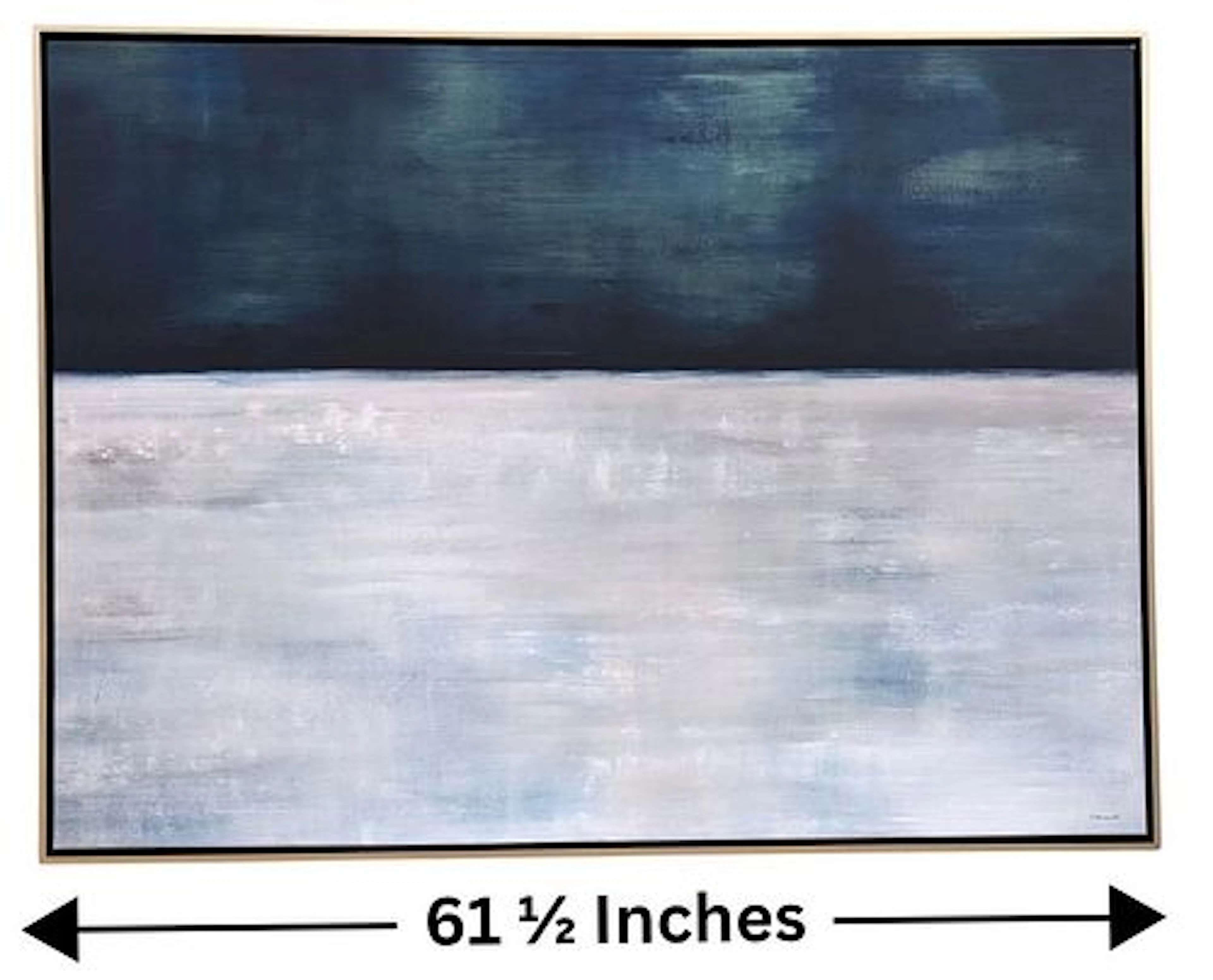 Sydney Edmunds (Born 1976) American, "Arctic Night" Large Framed Print