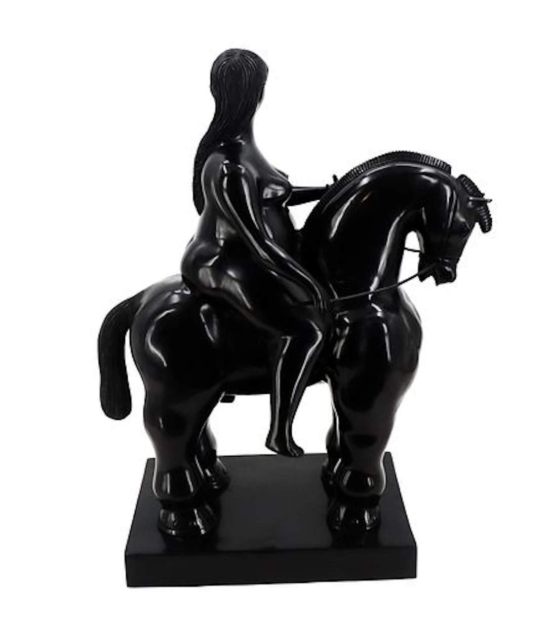 Ancizar Marin (Born 1968) Colombian, Bronze Sculpture "Large Woman
