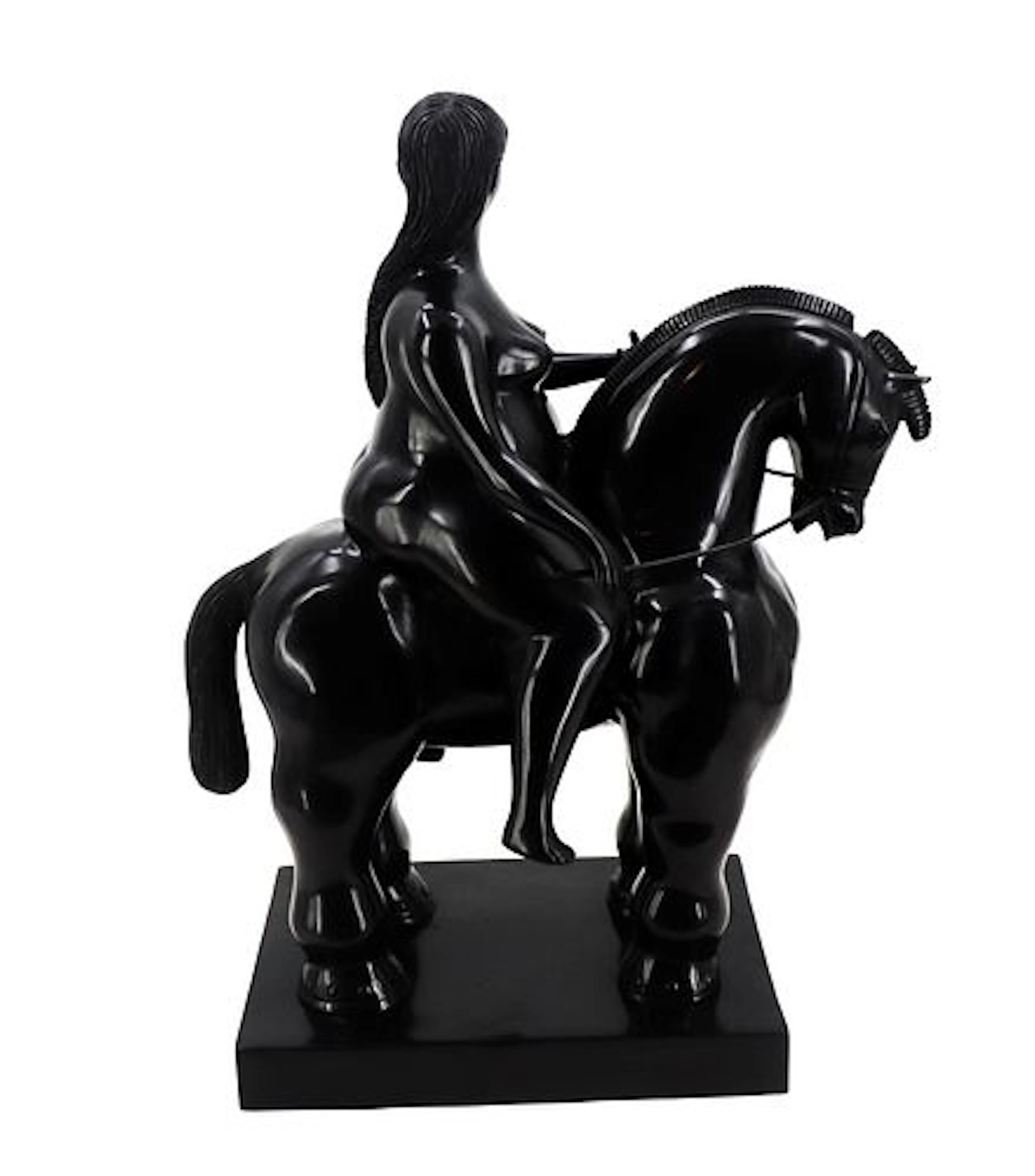 Ancizar Marin (Born 1968) Colombian, Bronze Sculpture "Large Woman