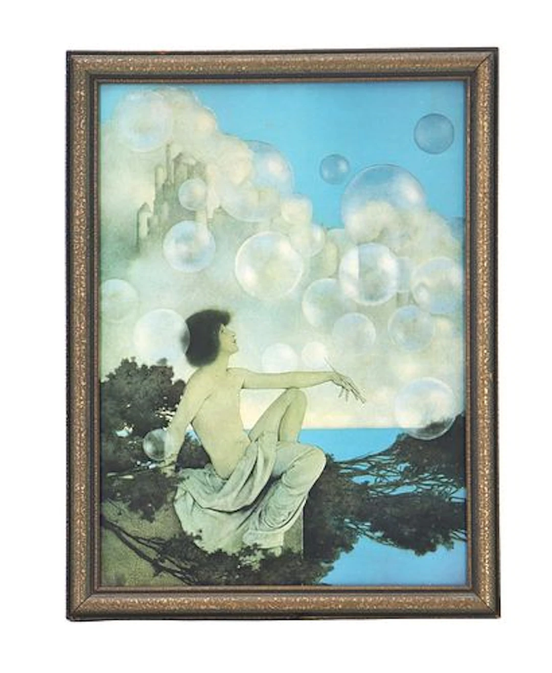 Maxfield Parrish (1870-1966) American, Neoclassical Fantastical Figural
