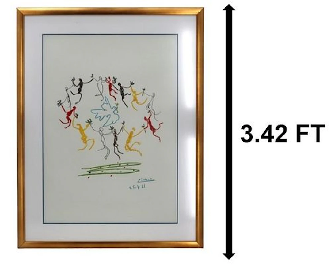 Pablo Picasso (1891-1973) Spanish, 1961 Serigraph "Dance of Youth"