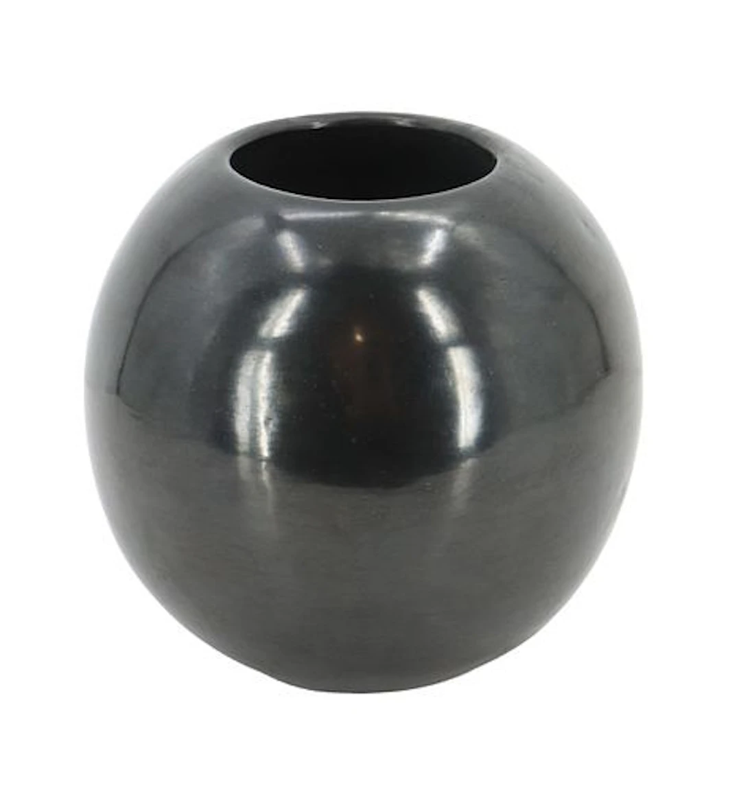 Lupita Martinez (1918-2006) Pueblo, Blackware Pottery Vase