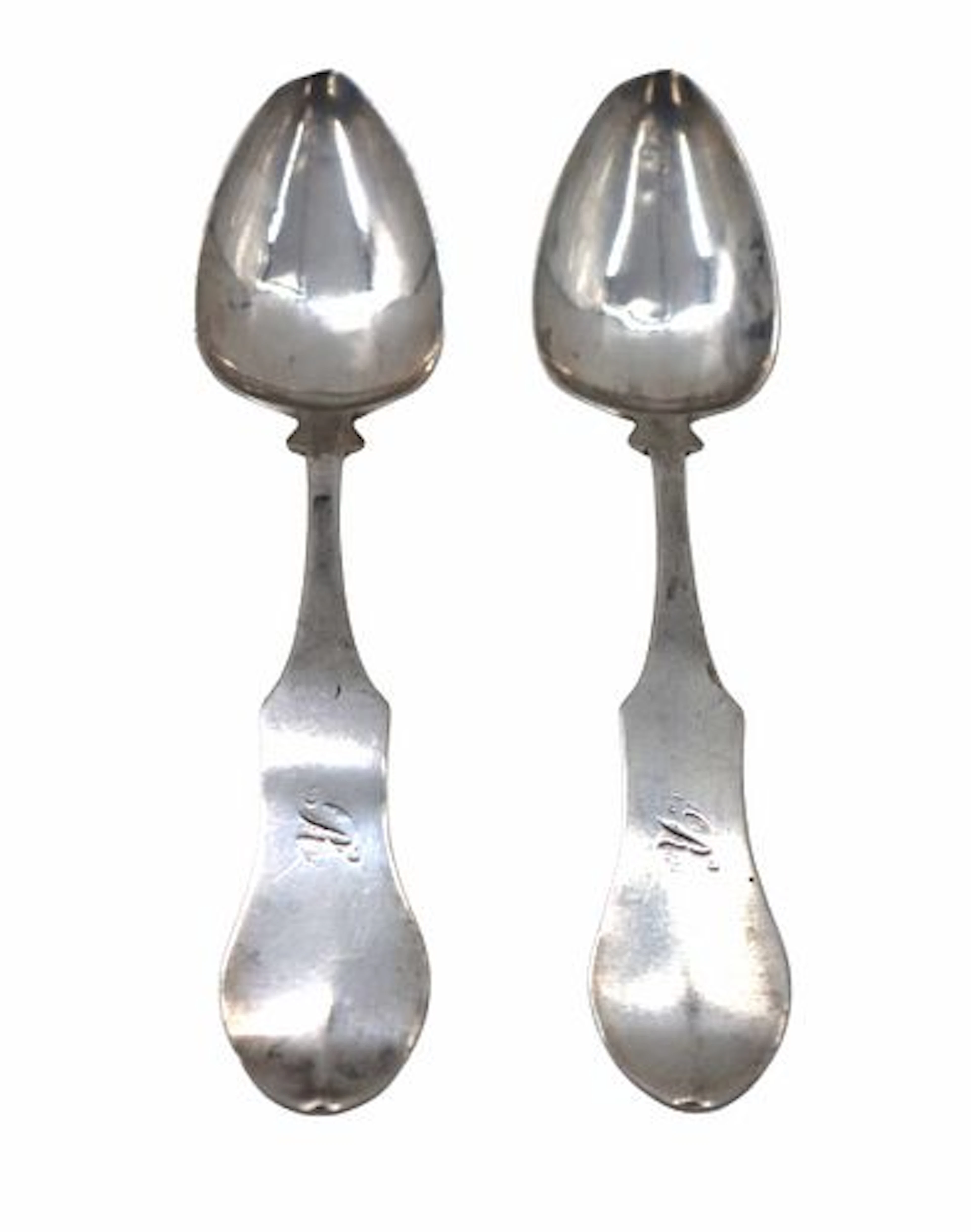 (2) American A. G. Medley Coin Silver Spoons - 2.740 ozt.
