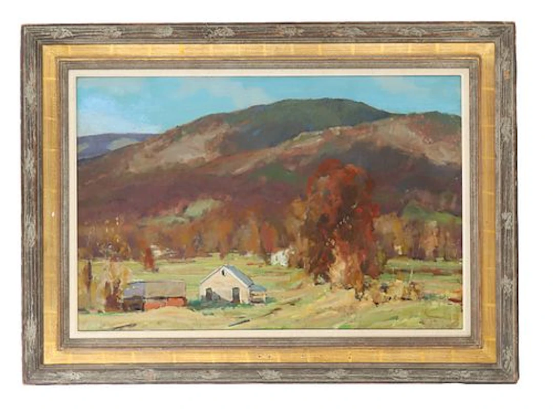 Jay Hall Connaway (1893-1970) American, Oil on Panel Western Landscape