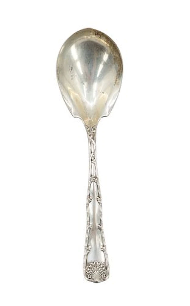 Antique Tiffany & Co. Sterling Silver Wave Edge Casserole Spoon - 3.210 ozt.