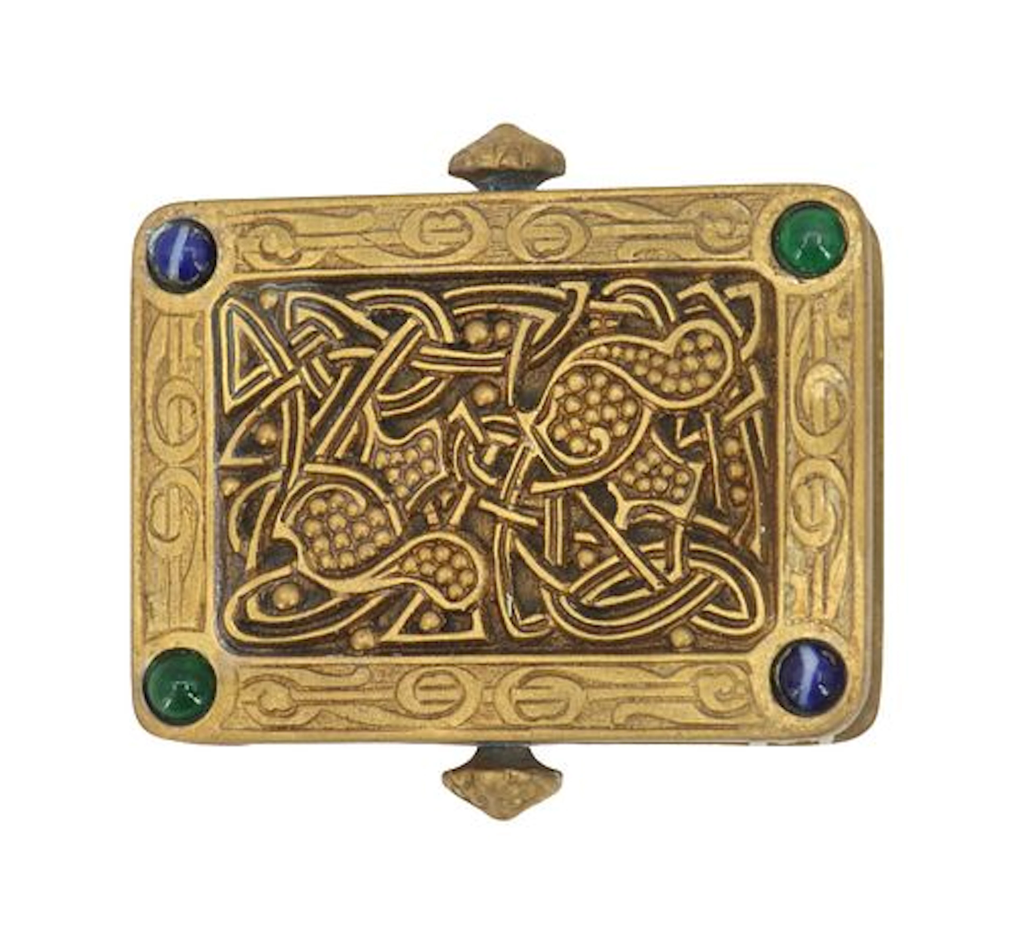 Tiffany Studios Gilt Bronze "Ninth Century" Clip