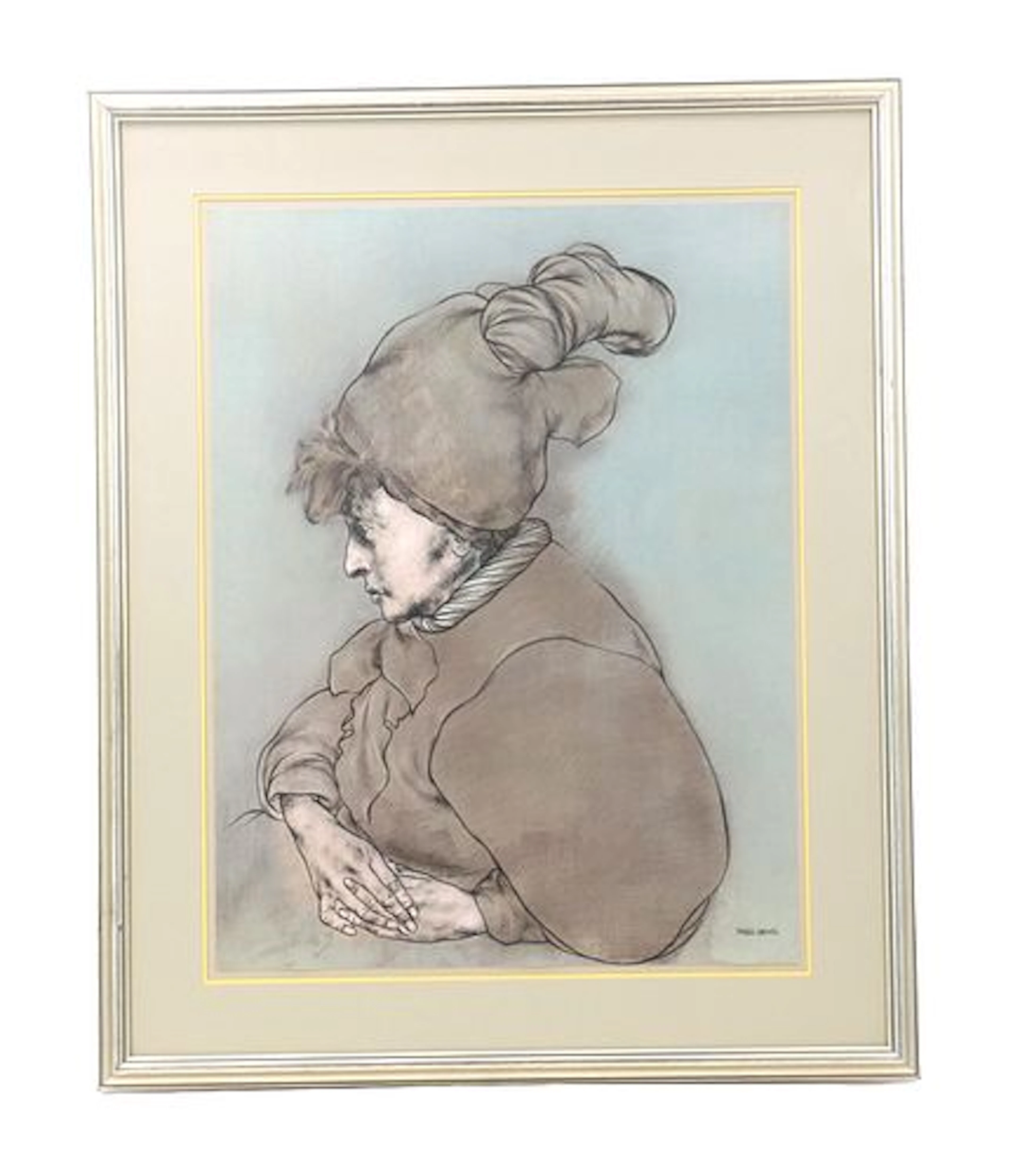 Rafael Coronel (1931-2019) Mexican, Lithograph Portrait of a woman