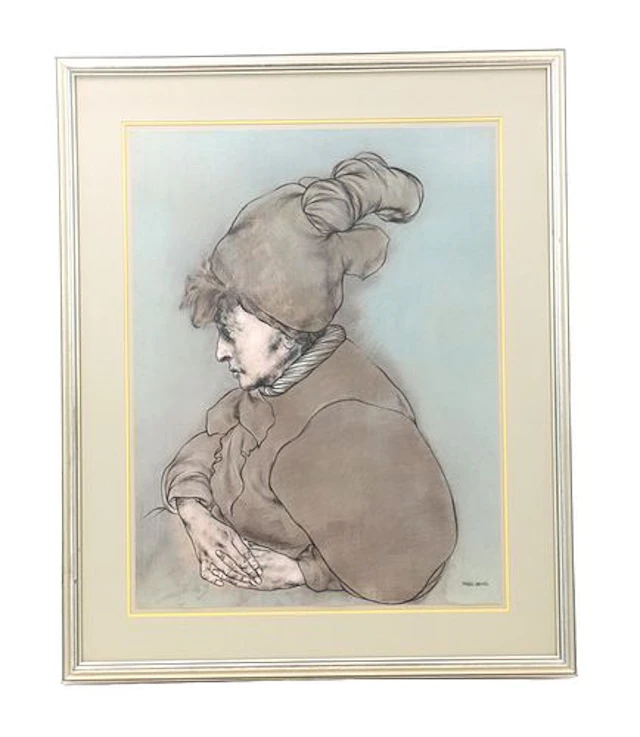 Rafael Coronel (1931-2019) Mexican, Lithograph Portrait of a woman