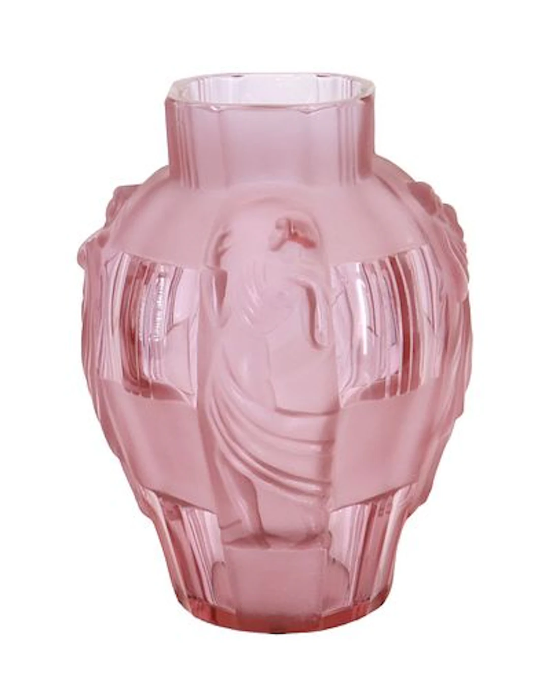 Curt Schlevogt (1869-1959) American/Bohemian, "Ingrid" Art Glass Vase