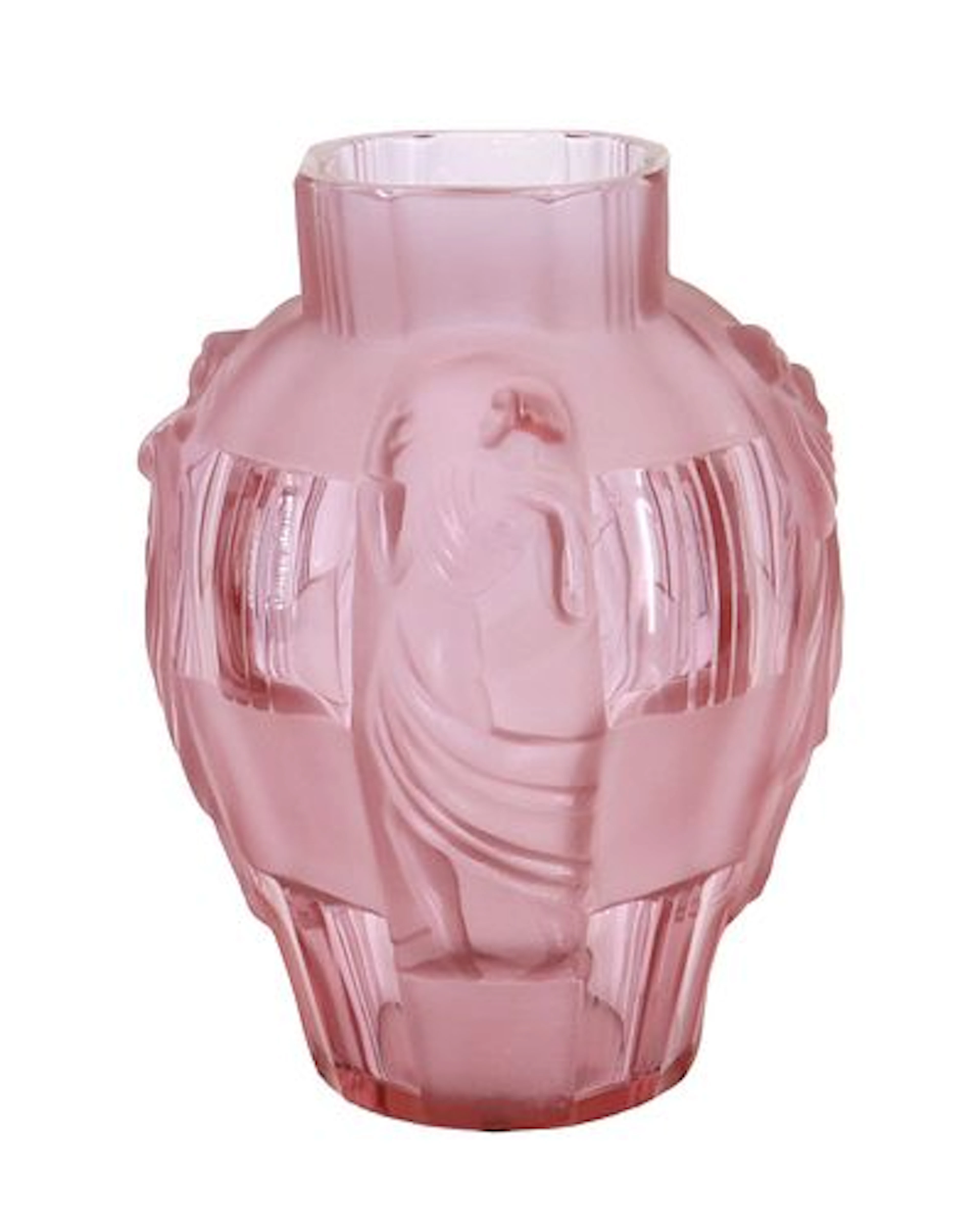 Curt Schlevogt (1869-1959) American/Bohemian, "Ingrid" Art Glass Vase
