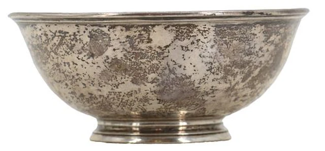 Antique Arthur J. Stone Workshop Sterling Silver Paul Revere Style