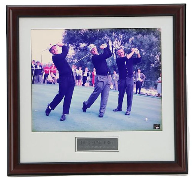 "The Big Three" Framed Golf Legends Print