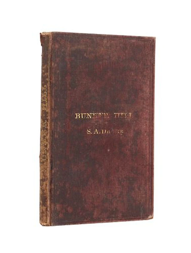 Samuel Adams Drake (1833-1905) American, "Bunker Hill" 1875 First Edition