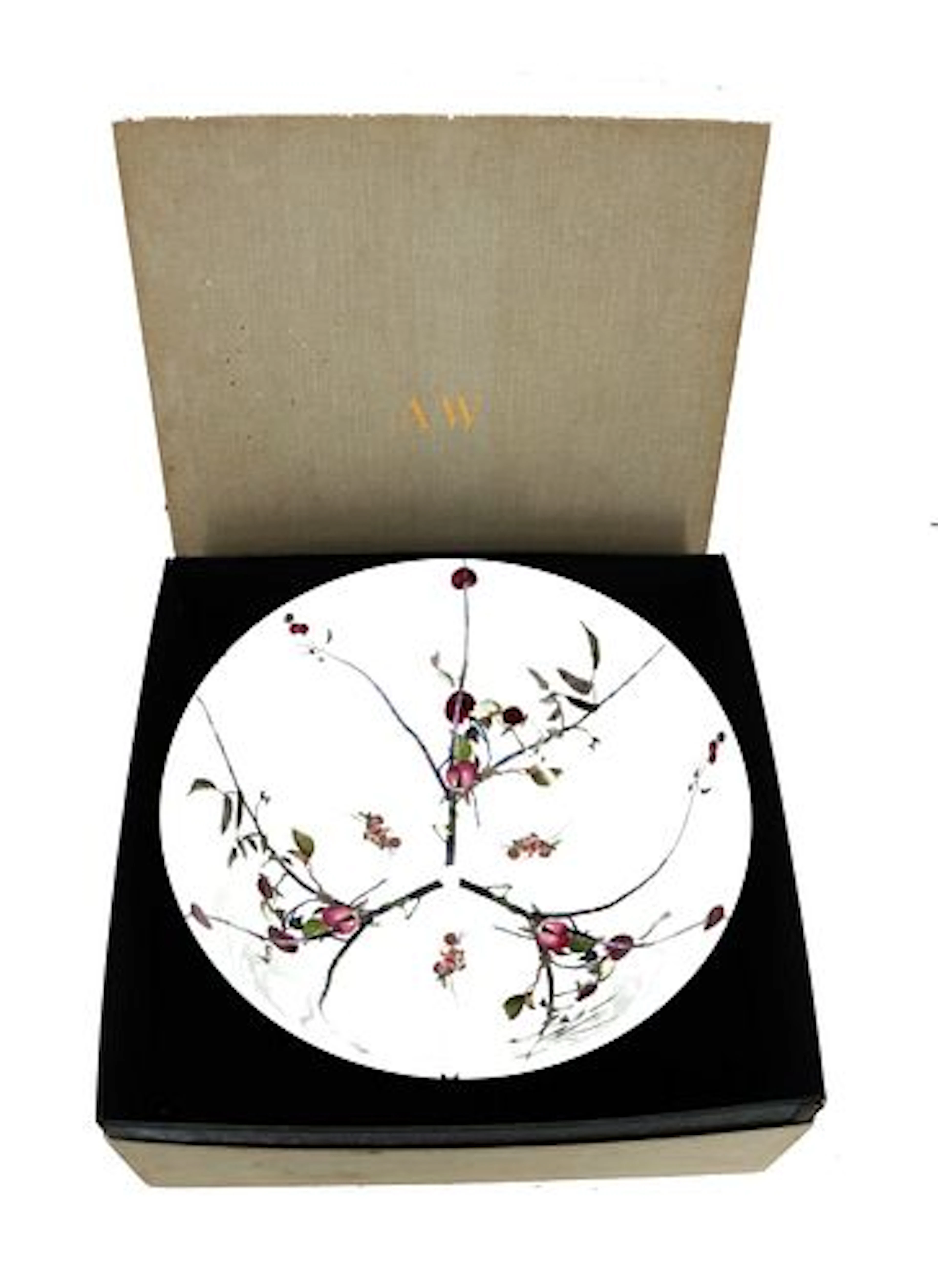 Vintage Royal Doulton "Apple Blossom" Fine Bone China Display Plate