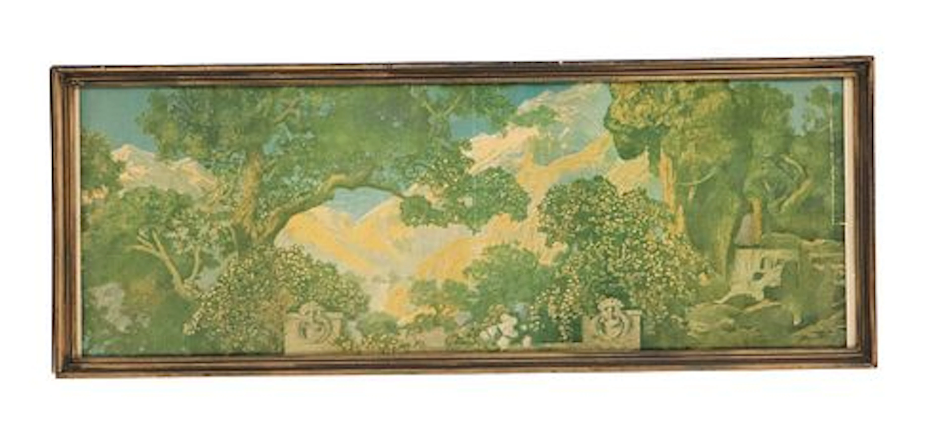 Maxfield Parrish (1870-1966) American, Panoramic Landscape Print "The