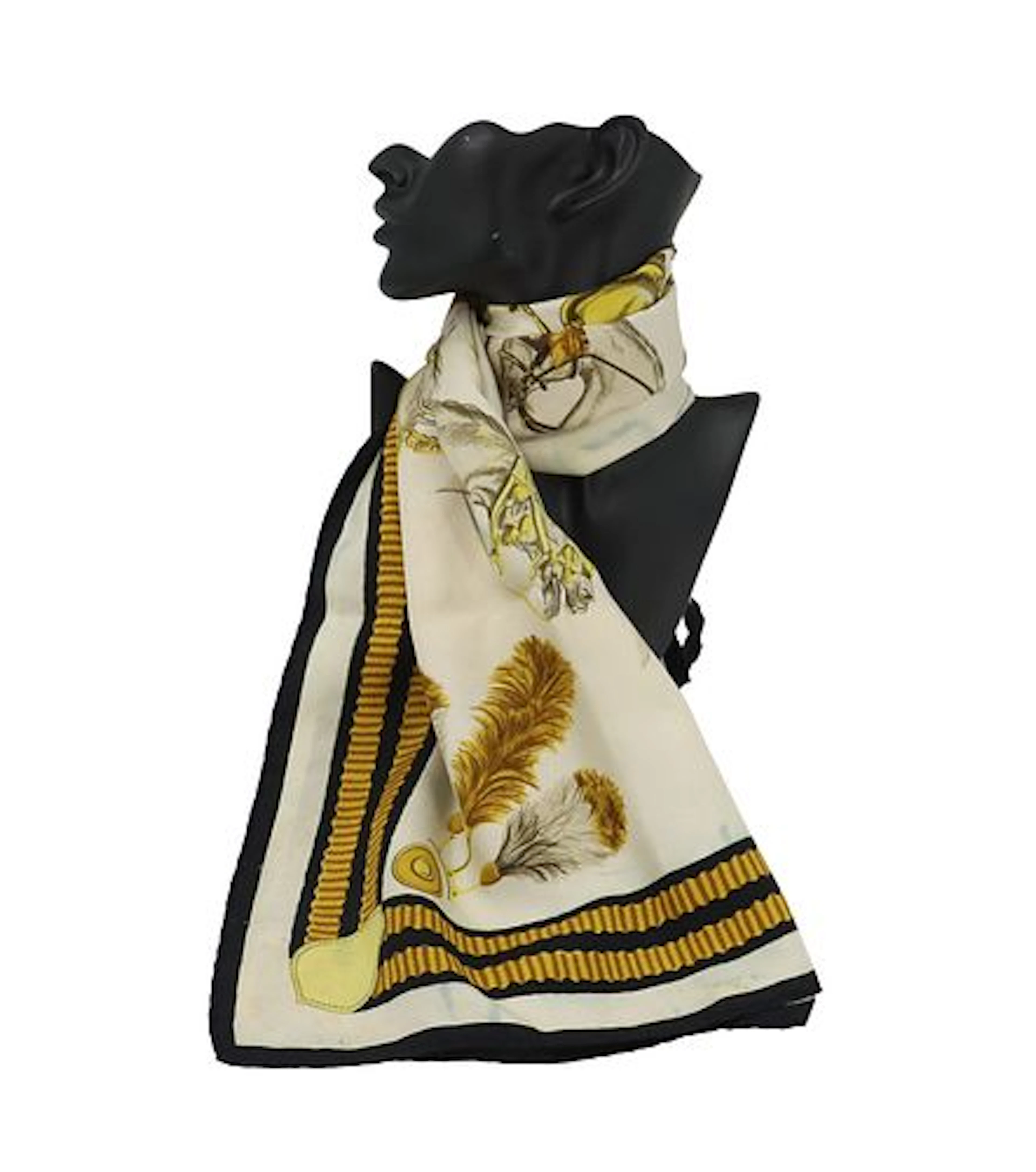 Hermes "Panache & Fantasie" Silk Scarf