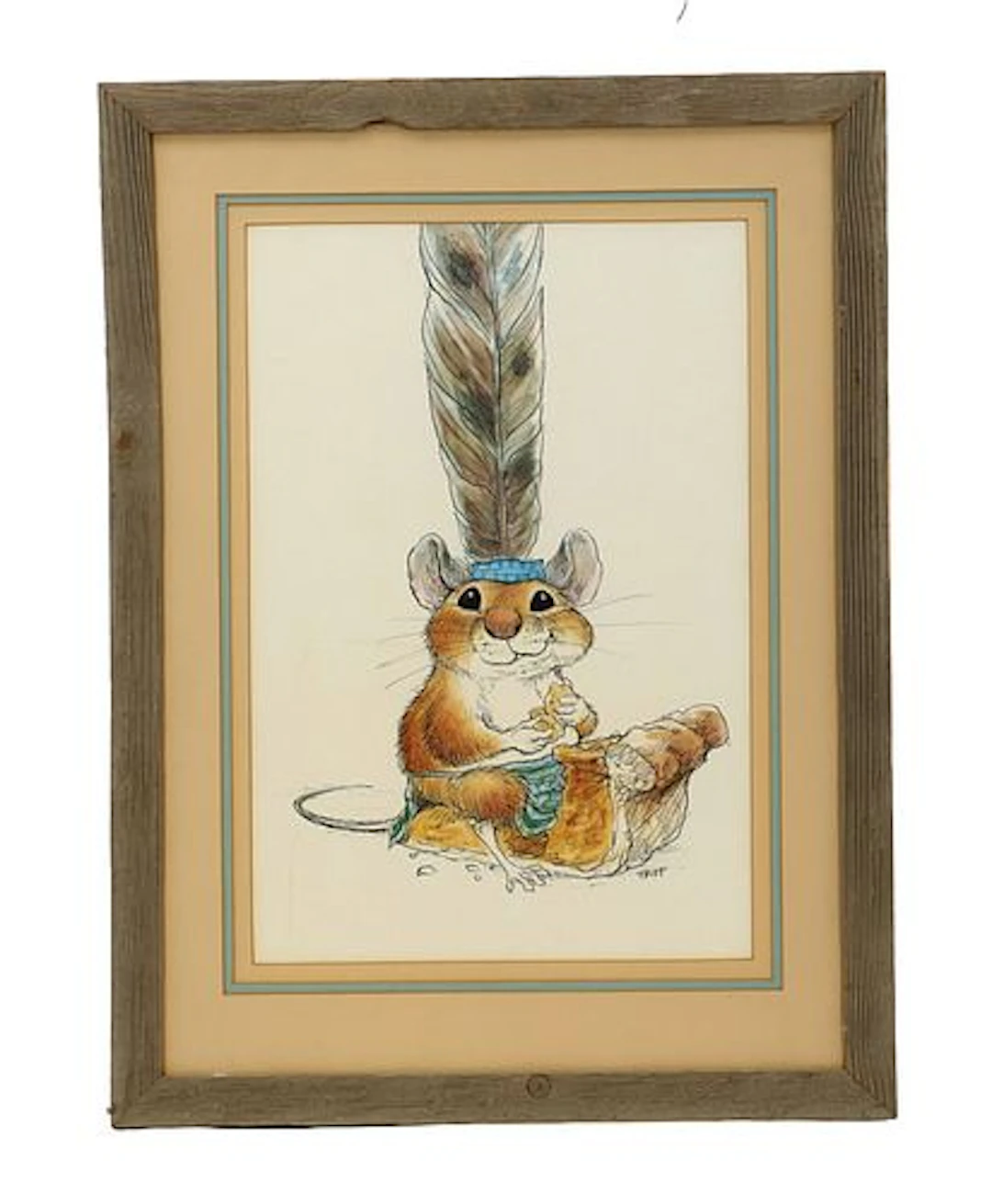 Wallace Tripp (1940-2018) American, Ink and Watercolor Illustration