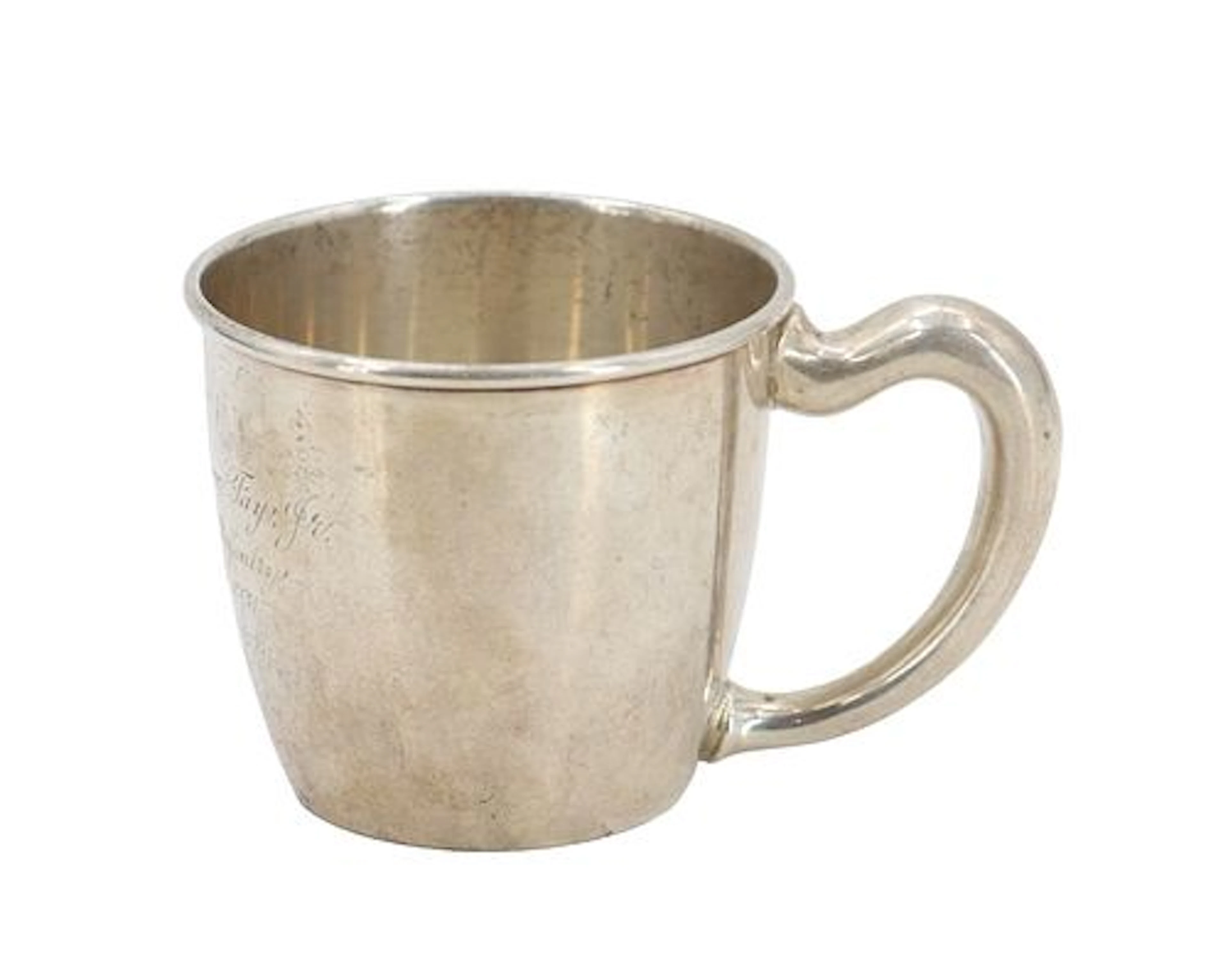 Sterling Silver Manufacturing Company Military Commemorative Mug - 1.555 ozt.
