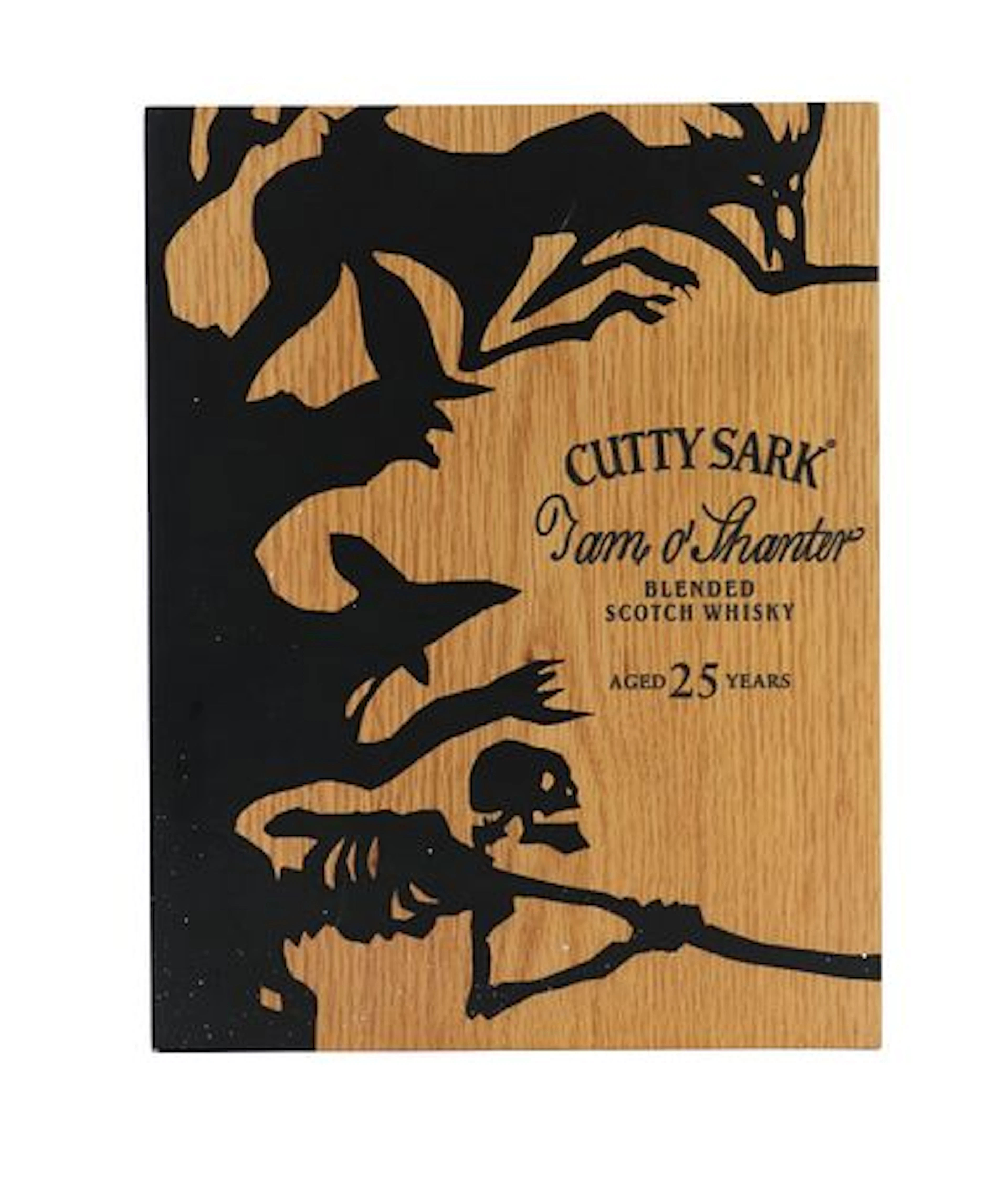 Cutty Sark "Tam o'Shanter" Limited Edition Scotch Whisky Oak Display Box