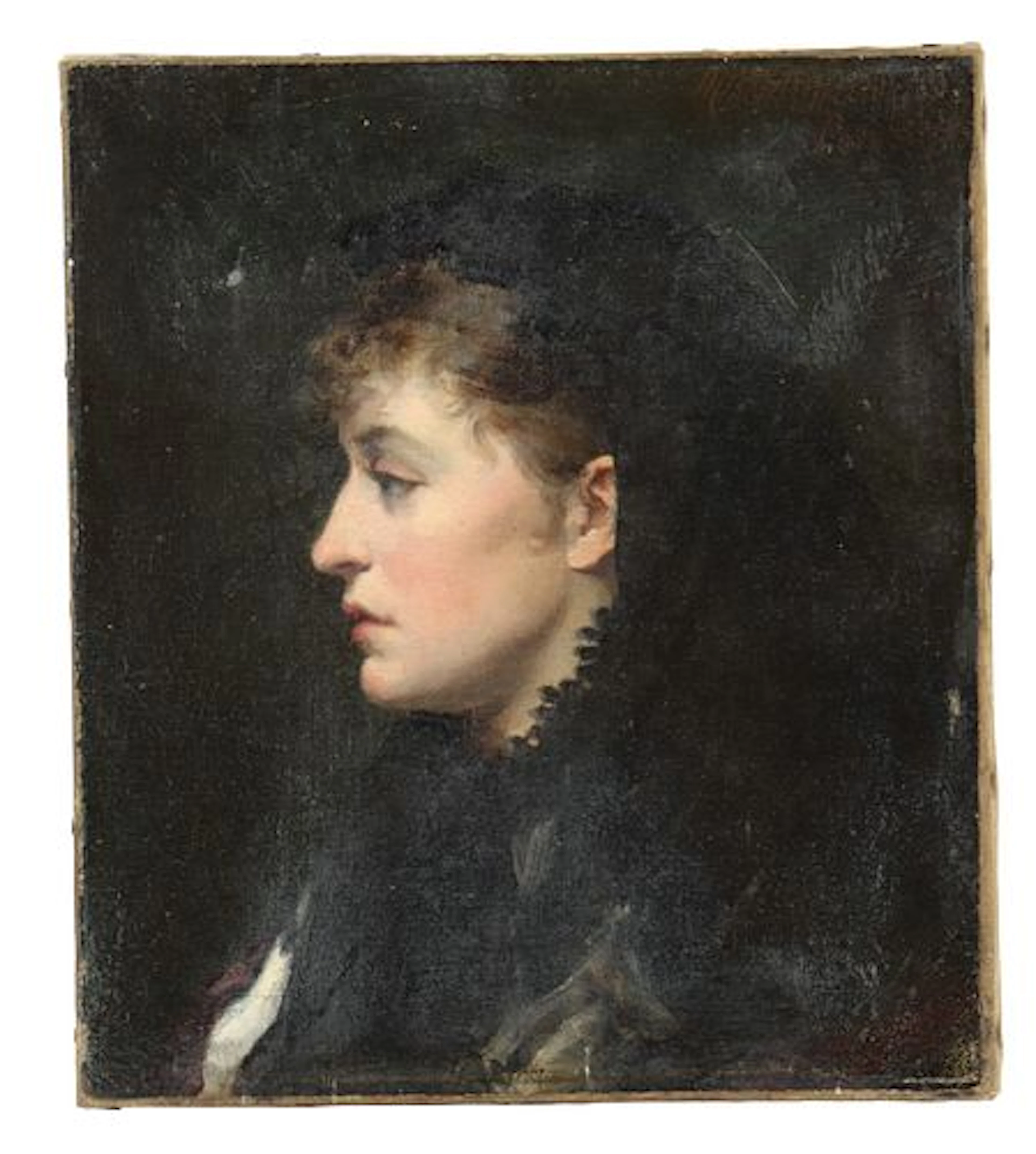 Mary B. Odenheimer-Fowler (1869-1935) American, Oil on Canvas Portrait