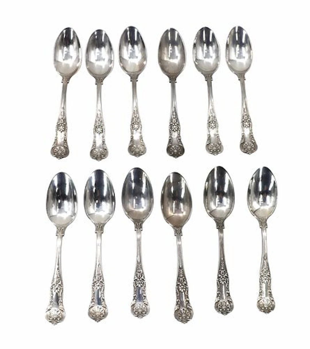 (12) Sterling Silver Teaspoons - 8.2 ozt.