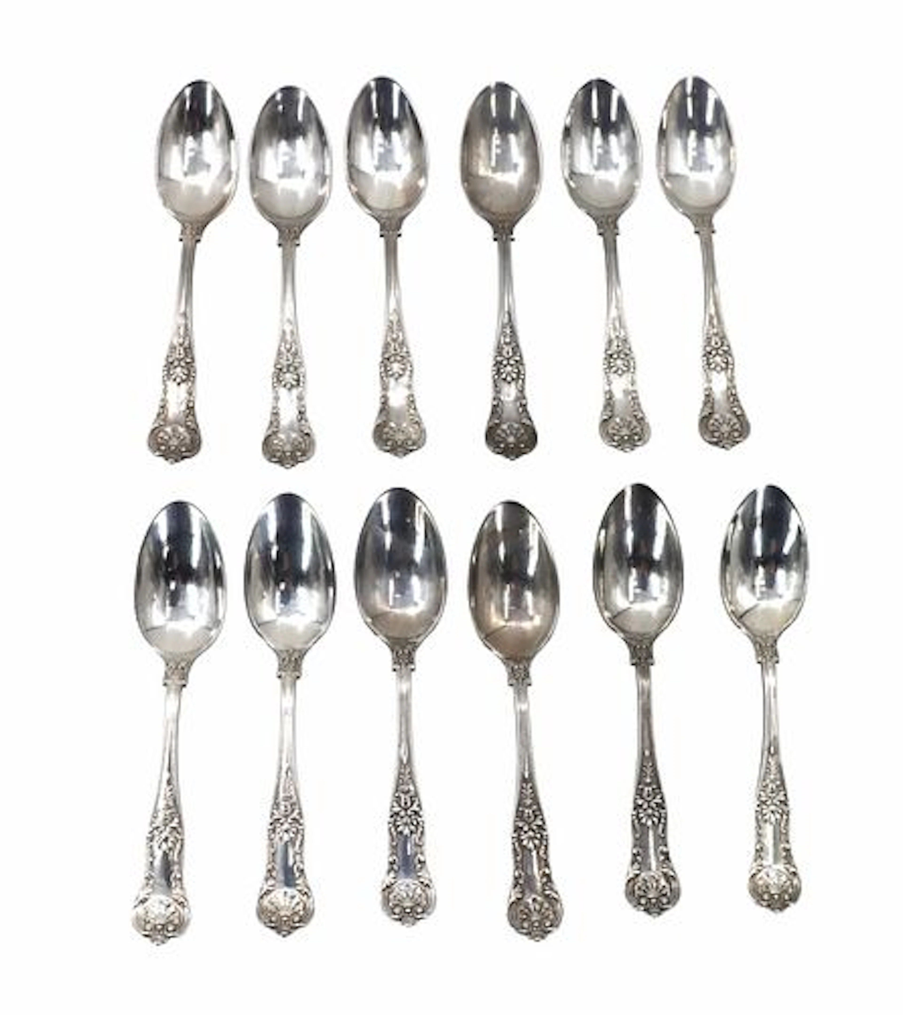 (12) Sterling Silver Teaspoons - 8.2 ozt.