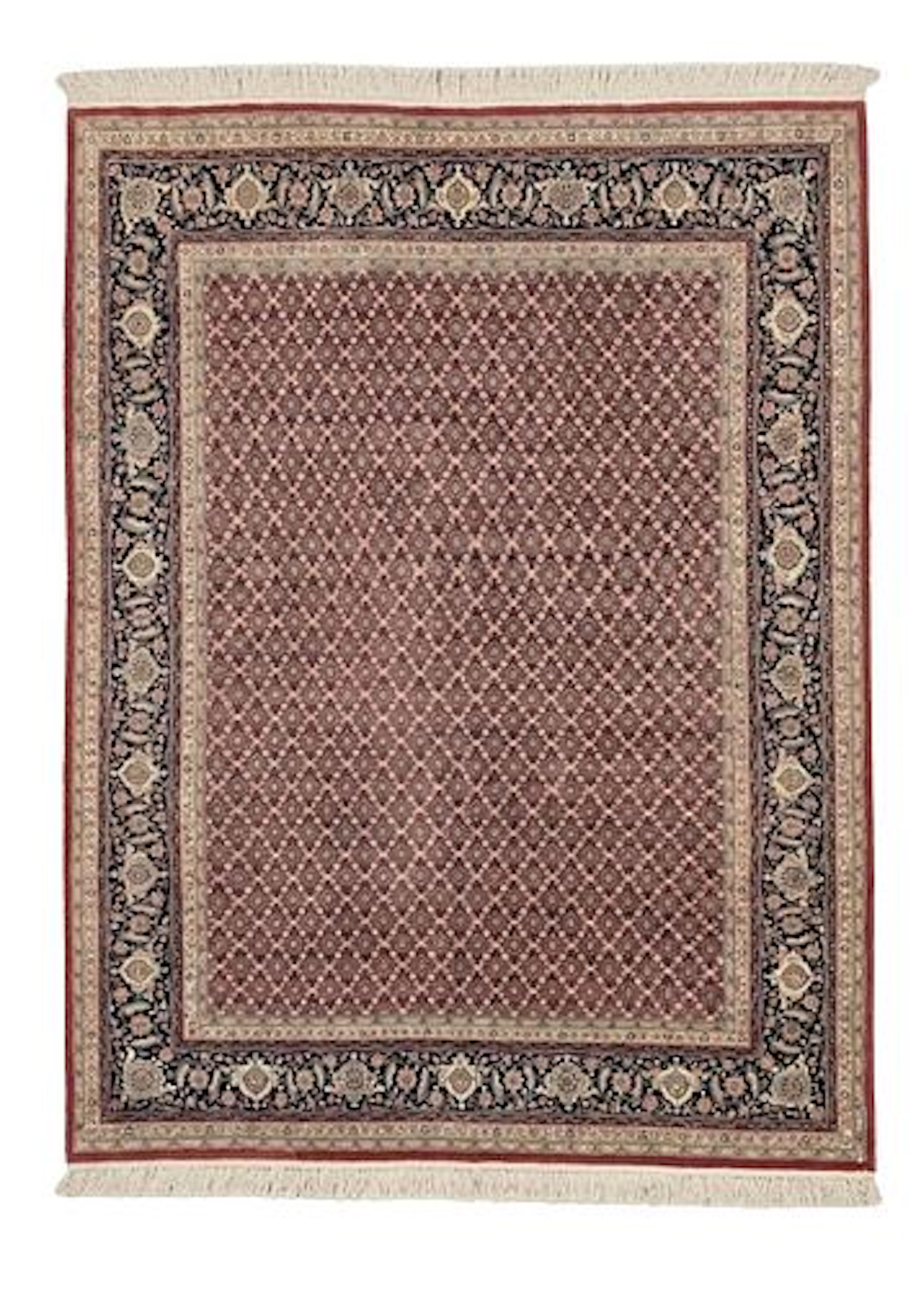 Persian Seraband Hand Knotted Wool Area Rug